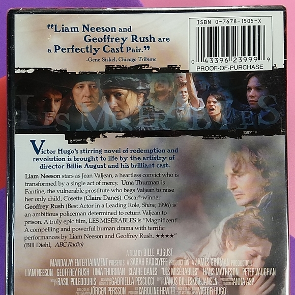 Les Miserables DVD, Factory Sealed - Picture 4 of 9